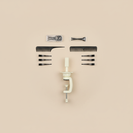 Mannequin Wig Head With Synthetic Hair With Adjustable Wig Stand Holder Manikin Head Styling Hairdresser Training Head Doll Head - gallery 3