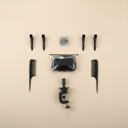 Hairdressing Hairdresser Styling Tool  60cm Straight Hair Training Mannequins Head For Makeup Hair braiding Practice Salon Head - gallery 3