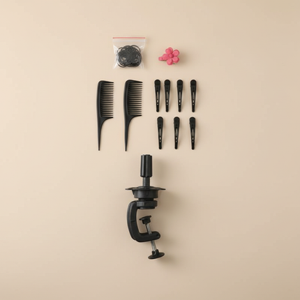 Hairdressing Hairdresser Styling Tool  60cm Straight Hair Training Mannequins Head For Makeup Hair braiding Practice Salon Head - gallery 3