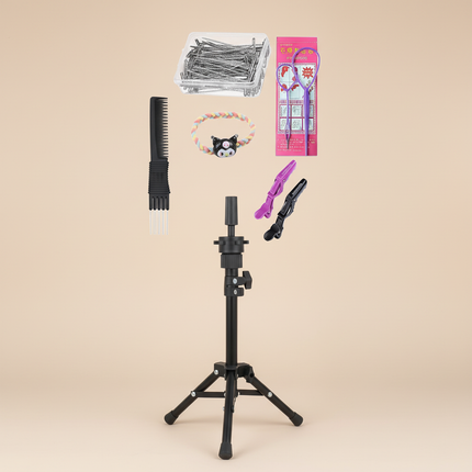 Synthetic Hai Mannequin Head wig Women's Hairdresser Practice Beauty Styling Training Mannequin Head With Clamp Stand Real doll - gallery 3