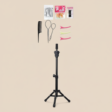 100% Real Hair Mannequin Head With Table Clamp Stand Yaki Hair Cosmetology Doll Head For Hairdresser Practice Braiding Training - gallery 3