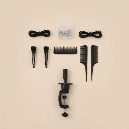 80% Real Hair Mannequin Head Training Head Cosmetology Doll Head Manikin Practice Head Hairdresser With Free Clamp Holder Female - gallery 3