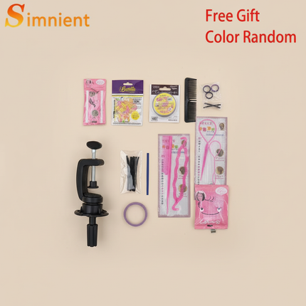 Afro Mannequin Heads for Braiding Maniquí Hair Dolls Real Human Training Hairdresser Model Natural Women's Hairdressing Kit Wigs - gallery 3